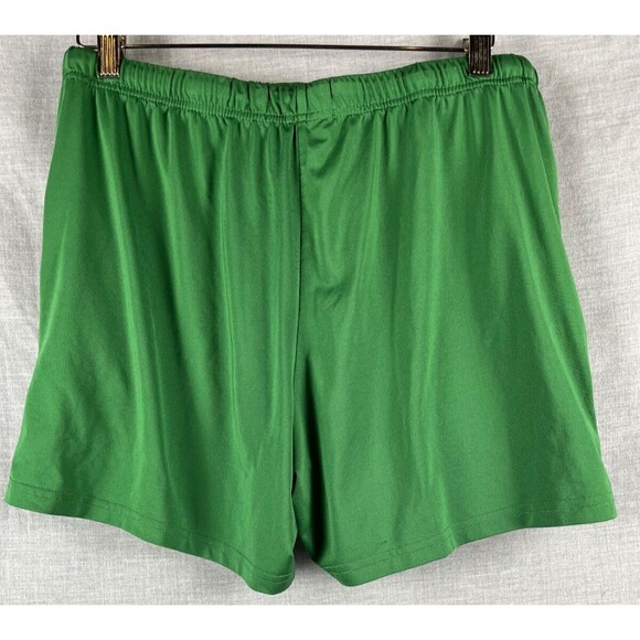 Jed North Athletic Shorts Men's Size L Green Elastic Tie Waist 4" Inseam - Picture 2 of 4
